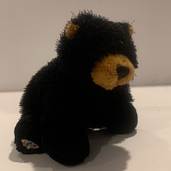 Ganz Lil' Kinz Black Bear 7 inch Plush Fuzzy Stuffed Animal Toy HS004 NO CODE - Picture 5 of 5